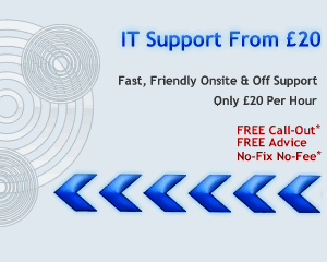 Computer repair services from &pound;20.